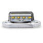 LED License Plate Light – 1.7" x 1" With Stainless Steel Chrome Bezel