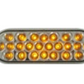 LED Oval Light Clear/Amber
