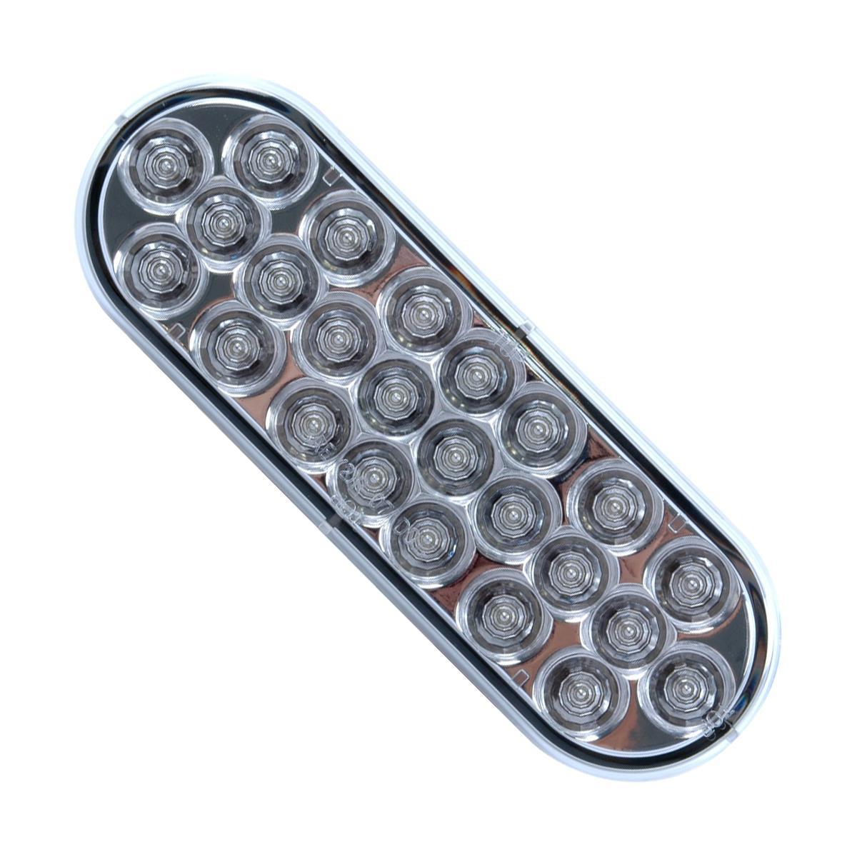 LED Oval Light White/Back Up  24 Diode