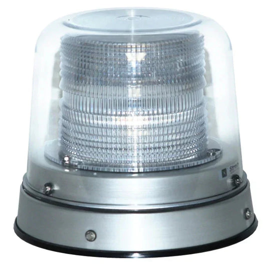 Led Strobe Heavy Duty, 8 Clear Lens, Clear Dome, Multi-Volt. Model 200Ah8L-C