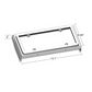 LICENSE PLATE HOLDER STAINLESS FOR (2008-2017) FREIGHTLINER CASCADIA