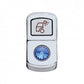 "Load Light" Rocker Switch Cover - Blue Diamond