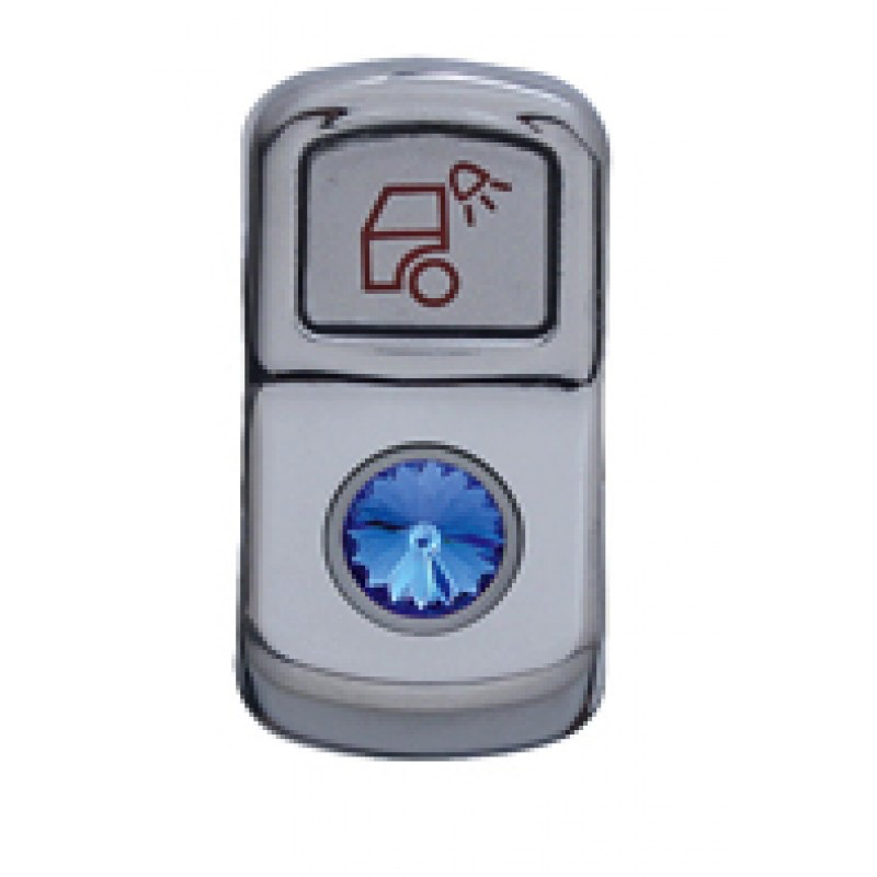 Load Light Rocker Switch Cover - Blue Diamond Cab Interior