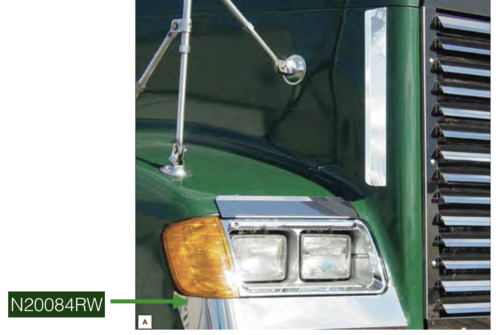 Lower Wrap Around Fender Guards Freightliner FLD