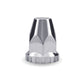 Lug Nut Cover Chrome Plastic 33mm Push-On with Flange