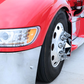 Lug Nut Covers Chrome Plastic Push In 1-1/2 teto 1 1/2" x 2 3/4"