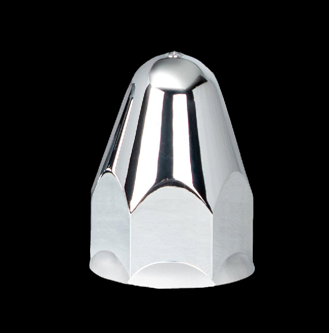 Lug Nut Covers Chrome Plastic Push In 1-1/2 teto 1 1/2" x 2 3/4"