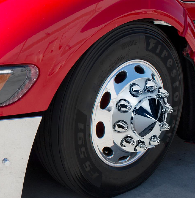 Lug Nut Covers Chrome Plastic Push In 1-1/2 teto 1 1/2" x 2 3/4"