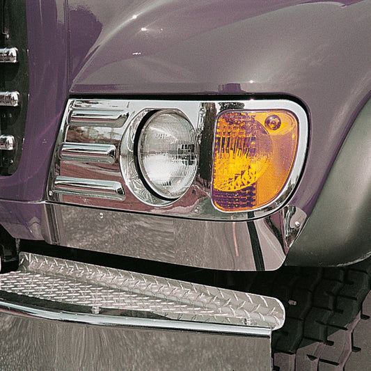 Mack CH Under Headlight Fender Guard - Set Forward Axle Only (Pair)