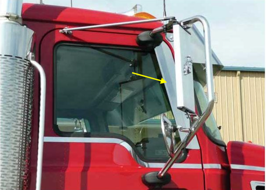 Mack CV 713 Window Air Deflectors