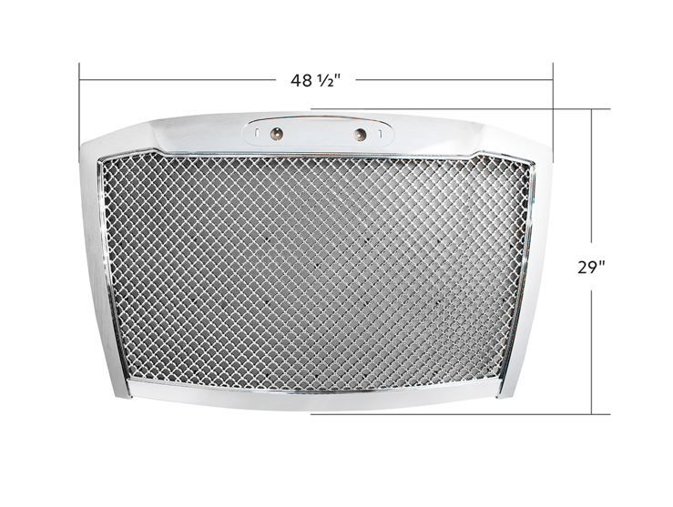 MESH GRILLE FOR 2018-2024 FREIGHTLINER CASCADIA-CHROME