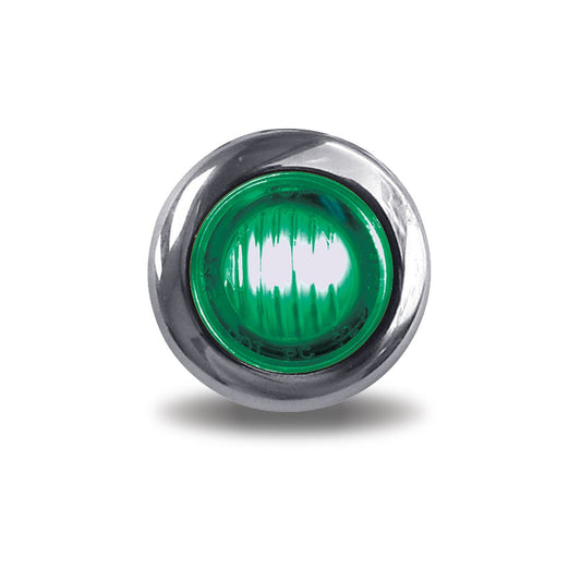 Mini Button Dual Revolution Marker LED - Amber / Green