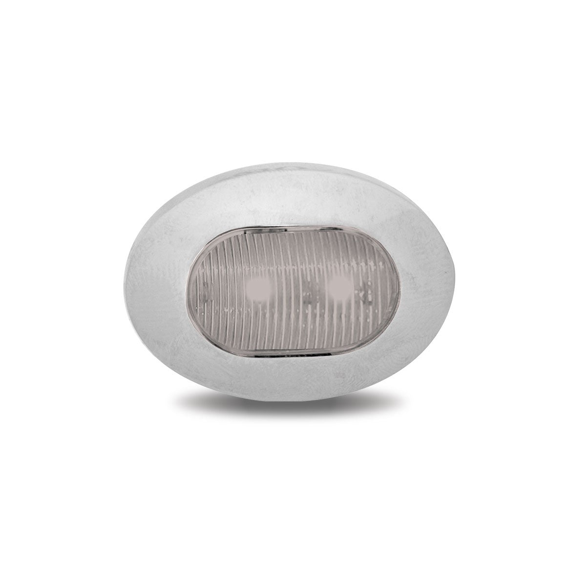 Mini Oval Button Dual Revolution Amber/White LED