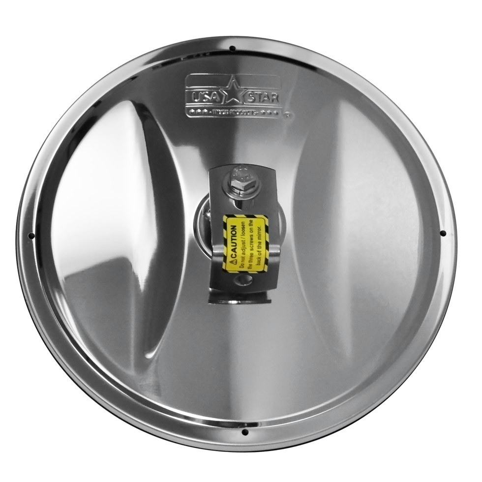 8 Ss Convex Spot Mirror (Center Mount) - Safety & Restraints