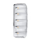 Mirror Cover Chrome fits Freightliner  Century, Columbia, Coronado 2005+, Fits Driver Or Passenger Side, 3/4” Light Option Available (each). Amber/Clear