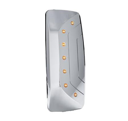 Mirror Cover Chrome Volvo 2003+, Fits Driver Or Passenger Side. 3/4  Amber/Amber