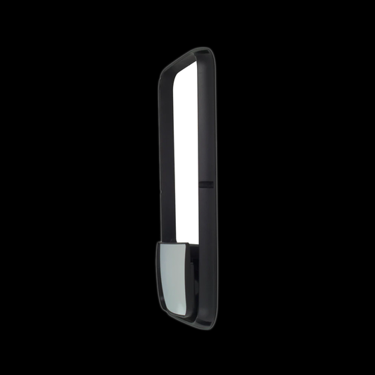 Mirror Frame With Heated Bottom Mirror fits Kenworth T600/T660/T800/T2000 and Peterbilt 387, 587