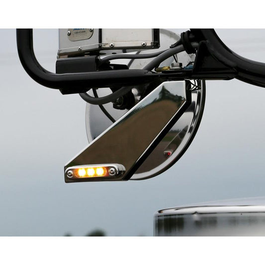 PETERBILT FREIGHTLINER SIDE MIRROR SIGNAL BRACKET WITH LEDS Cab Exterior