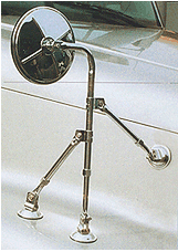 Mirror Tripod Fender System Ss/ Has 3" Coated Washers & 3 Steel Washers / Gg33323