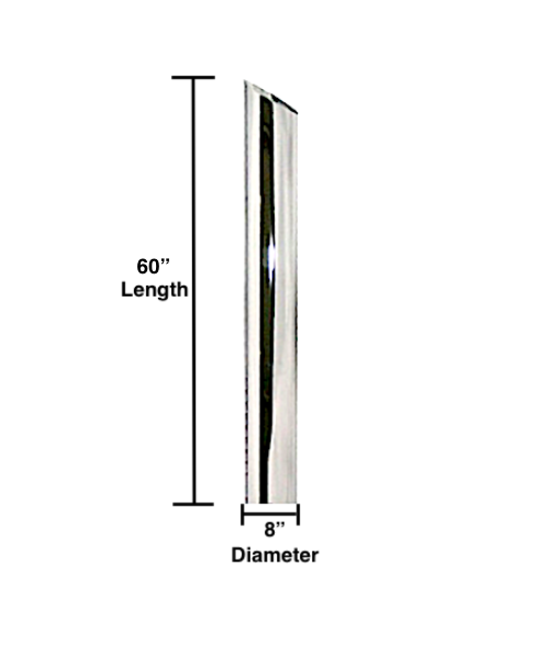 Miter Cut 8” O.D X 60” L Top Stack