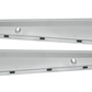 30 Straight Chrome Mud Flap Hanger (Pair) - Mudflap Accessories