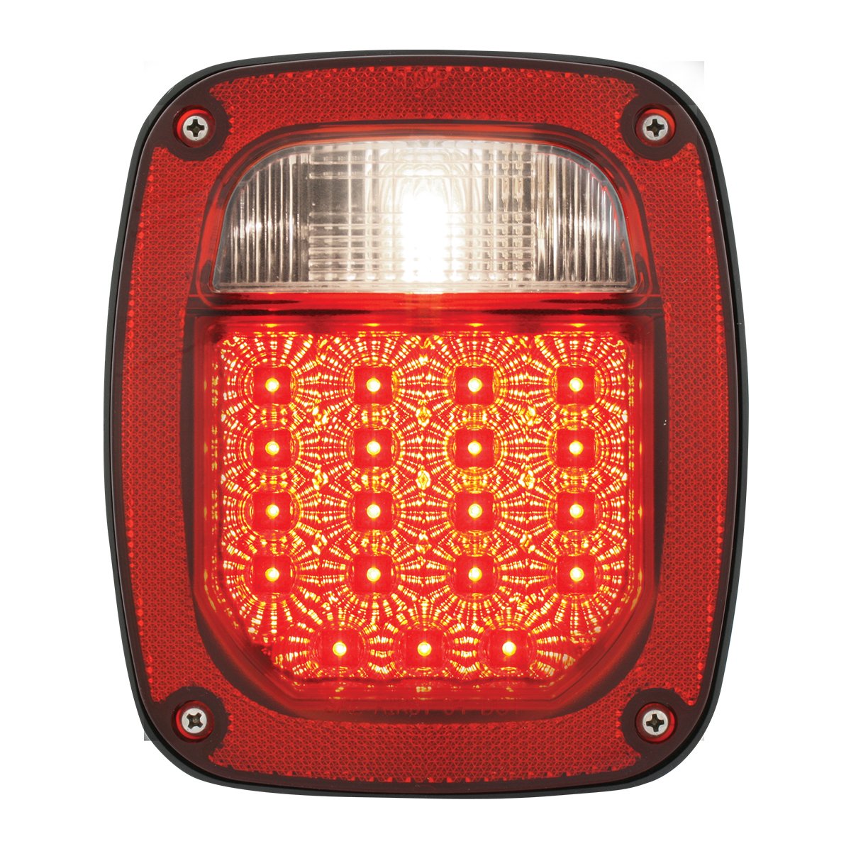 Multi-Function Three Stud Combination Spyder LED Light Curbside Light w/o License LED Light