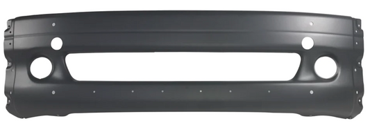 OEM Style, Steel Painted Center Bumper With Vent and Fog Light Hole Fits Freightliner Columbia.