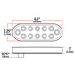 Oval Clear Amber LED Turn Signal & Marker Light