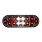 6 Oval Combo Light w/ 14 LED Stop Turn & Tail & 16 LED Back-Up-Red LED/Clear Lens Lighting & Accessories