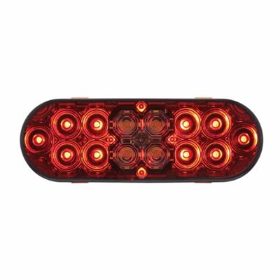 Oval Combo Light with 14 LED Stop Turn & Tail Light & 16 Dual LED