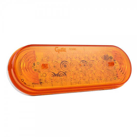 Oval LED Strobe Lights. Amber