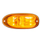 Oval Marker Flange Mount LED Side Light. Amber / Amber