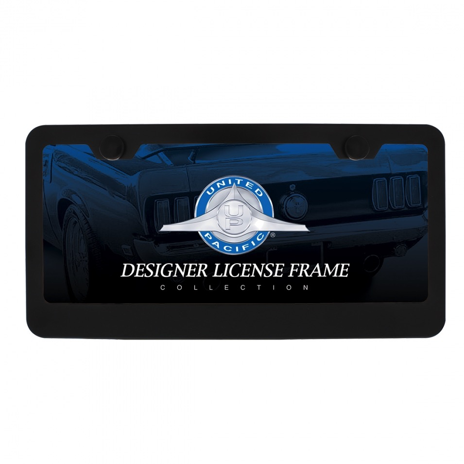 2 - Pack Metal License Frame Kit - Black Cab Exterior