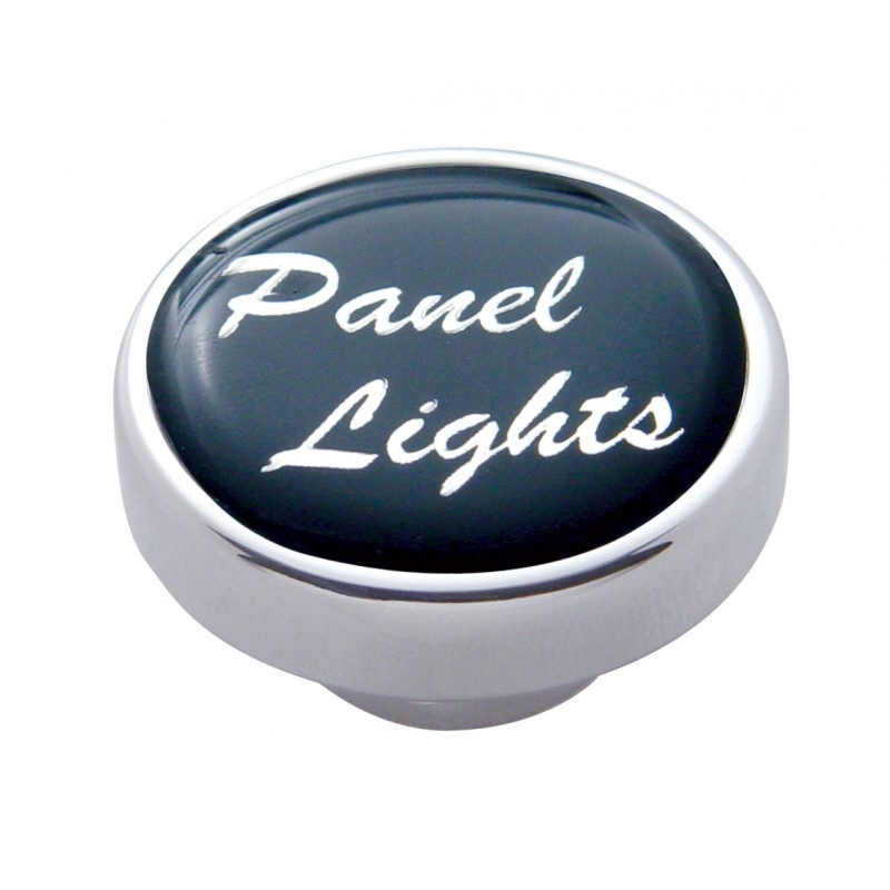 Panel Lights Dash Knob - Black Glossy Sticker Cab Interior