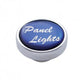 "Panel Lights" Dash Knob - Blue Glossy Sticker