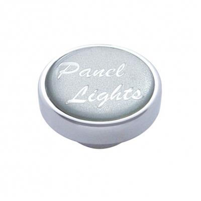 Panel Lights Dash Knob - Silver Glossy Sticker.