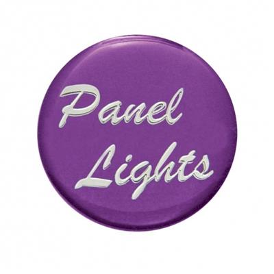 ''Panel Lights'' Glossy Dash Knob Sticker Only - Purple