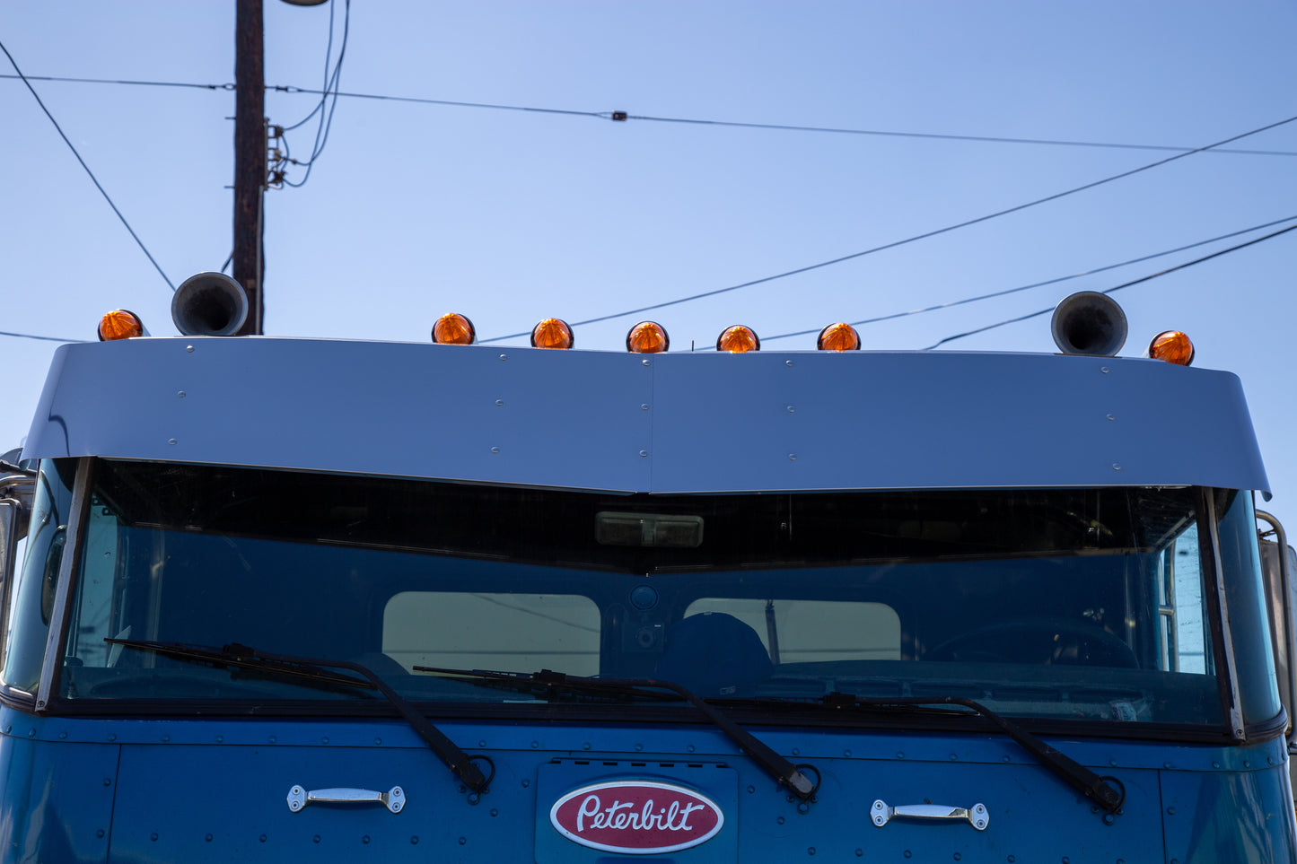 Peterbilt 352 Cab Over 13" Drop Visor