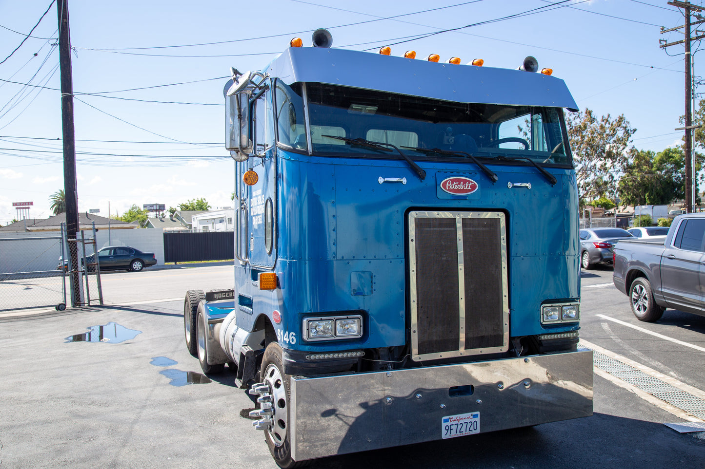 Peterbilt 352 Cab Over 13" Drop Visor