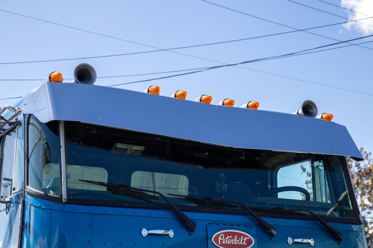 Peterbilt 352 Cab Over 13" Drop Visor