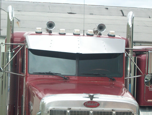 Peterbilt 359 13"x 15" V-Style Visor