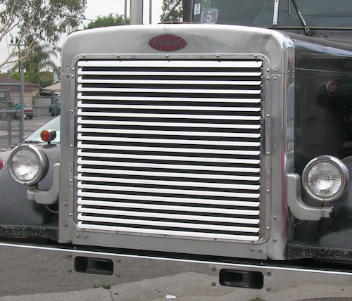 Peterbilt 359 Hood Grill w/19 Louvers (38.25x2.5)..