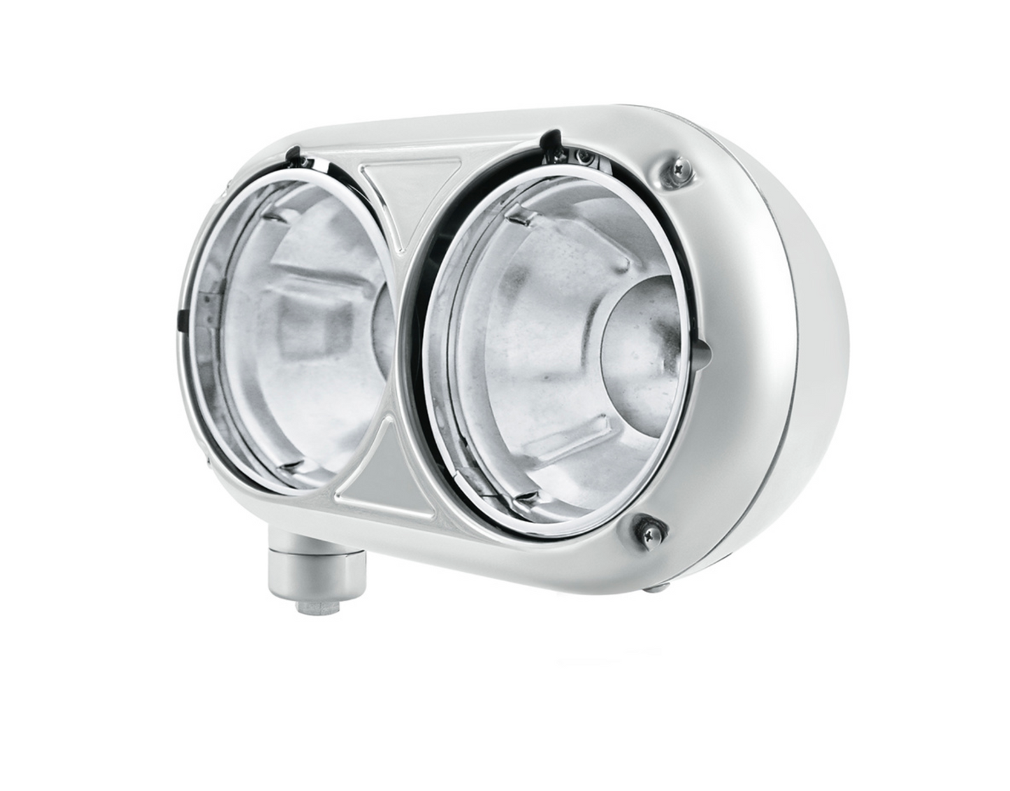 Peterbilt 359 Style Dual Headlight Housing - 304 Stainless