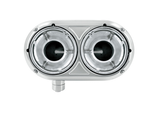 Peterbilt 359 Style Dual Headlight Housing - 304 Stainless