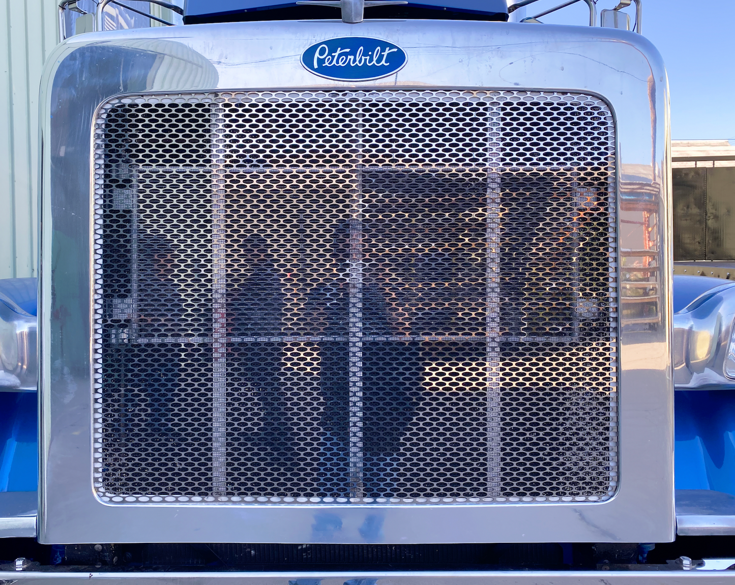 Peterbilt 367 Grill Mesh Insert - Grill Surround NOT included.