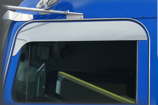 Peterbilt 379/386/388/389 5" Falcon Chop Top (Cab Mounted Mirrors)