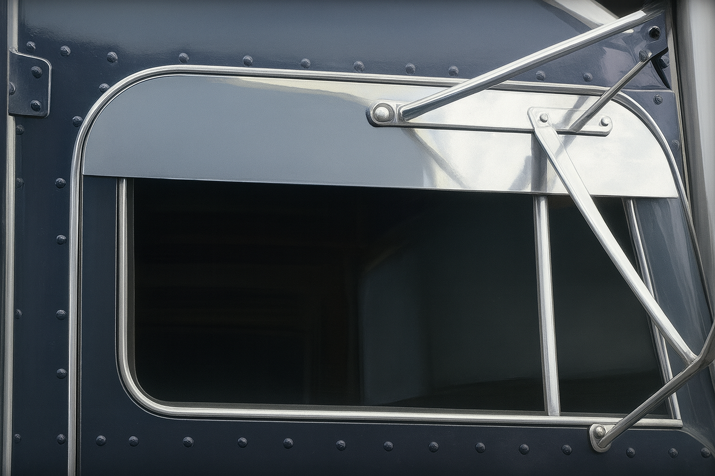 Peterbilt 379 5" Chop Top (Door Mounted Mirrors)