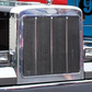 Peterbilt 379 Extended Hood. Chrome Grille Surround - 4 Piece
