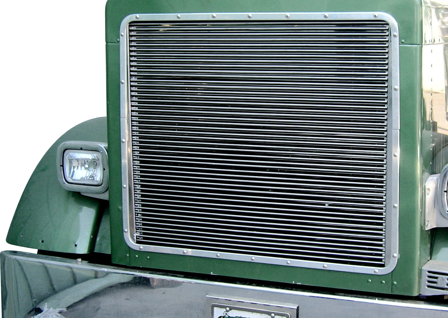 Peterbilt 379 Long Hood Hood Grill w/47 Horizontal Billet (38.25)