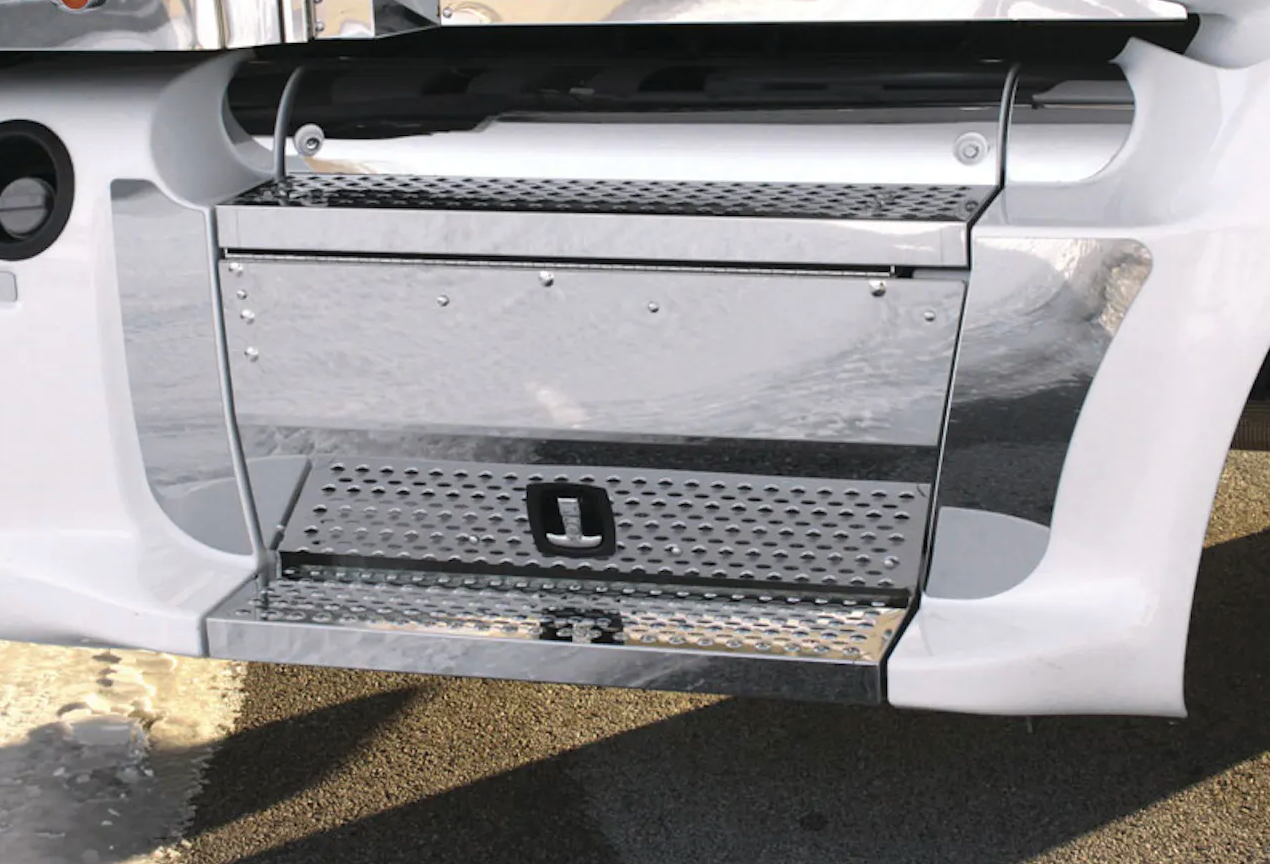 Truck City Chrome & Parts - Peterbilt 387 Battery Tool Box Side Trims 4 ...